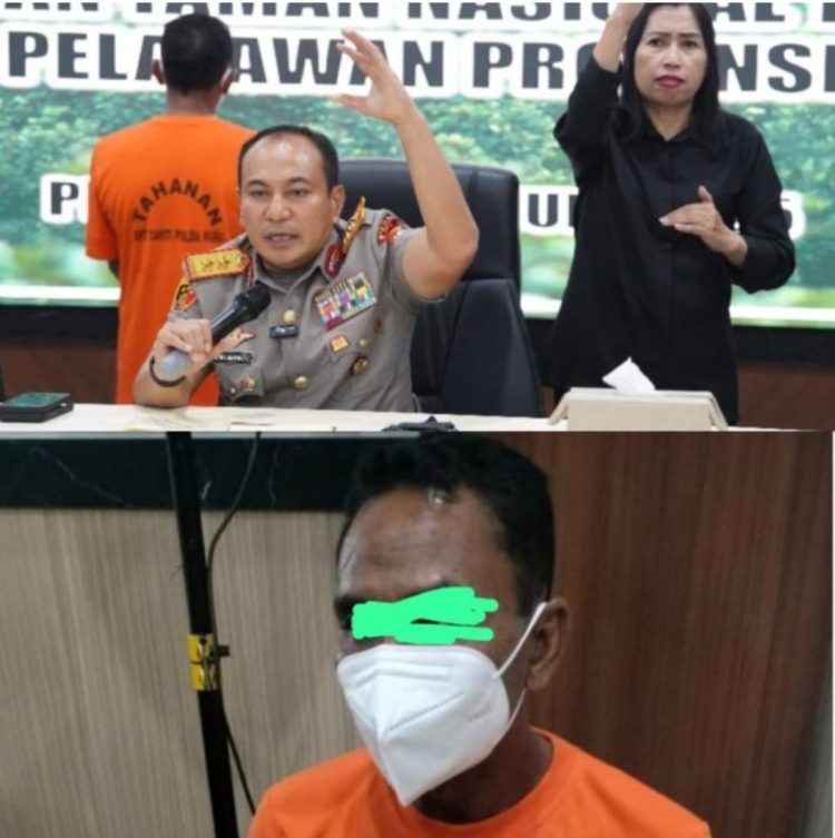 Kapolda Riau Pimpin Konfrensi Pers Penangkapan Lahan di Tesso Nilo