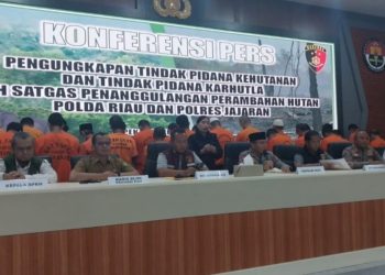 Polisi Berhasil Menangkap 24 Tersangka Perambahan Hutan di Riau