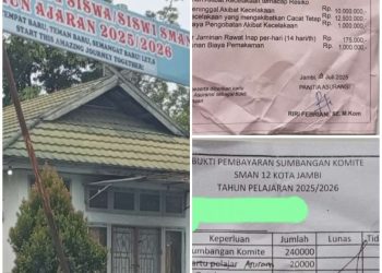 Diduga Pungli Berkedok Sumbangan Komite di SMA Negeri 12 Kota Jambi
