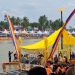 Pacu Jalur Mendunia, Gebernur Riau Dampingi Wakil Presiden RI Dalam Momen Pawai Pembukaan Pacu Jalur