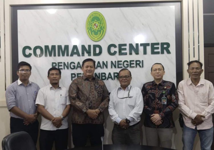 Audensi DPP Solidaritas Wartawan Indonesia k PN Kota Pekanbaru,Ketum Tegaskan Siap Jadi Garda Terdepan