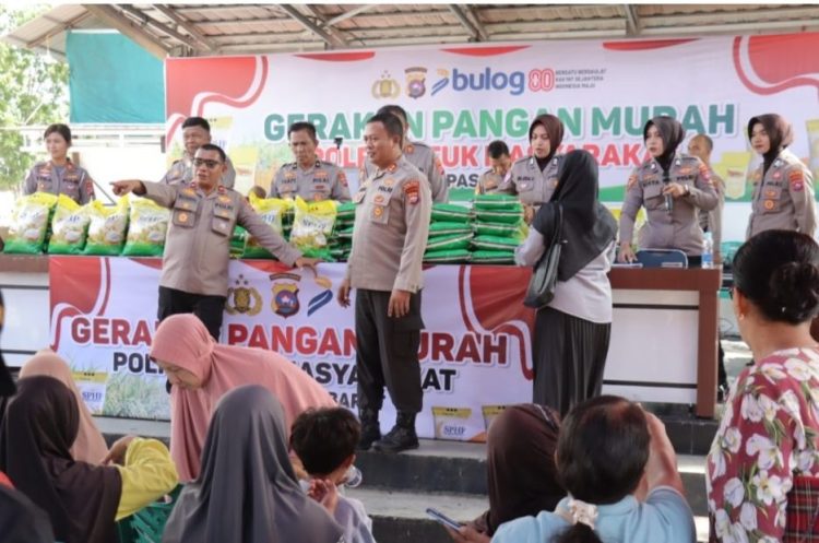 Polres Pasaman Barat Gelar Gerakan Pangan Murah