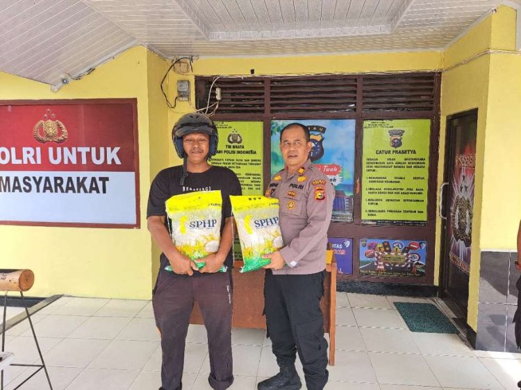 Bantu Masyarakat Dalam Stabilitas Harga Pangan, Dua Polsek di Rohul Gelar Bazar Pangan Murah