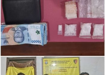 Polsek Batang Cenaku Tetapkan Empat Tersangka Peredaran Narkotika 