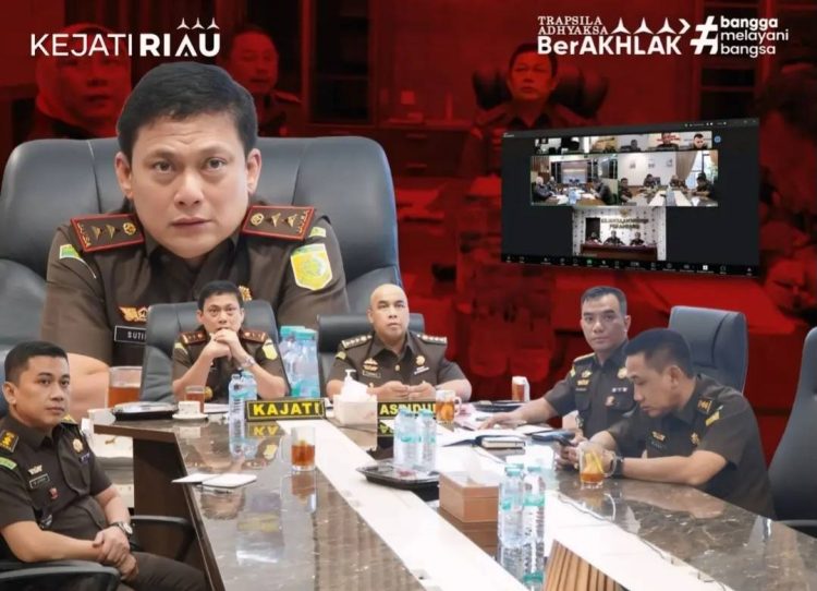 Kajati Sutikno SH MH Bersama Aspidum beserta Jajaran Ajukan Penghentian Penuntutan Berdasarkan Keadilan Restoratif ke Jampidum