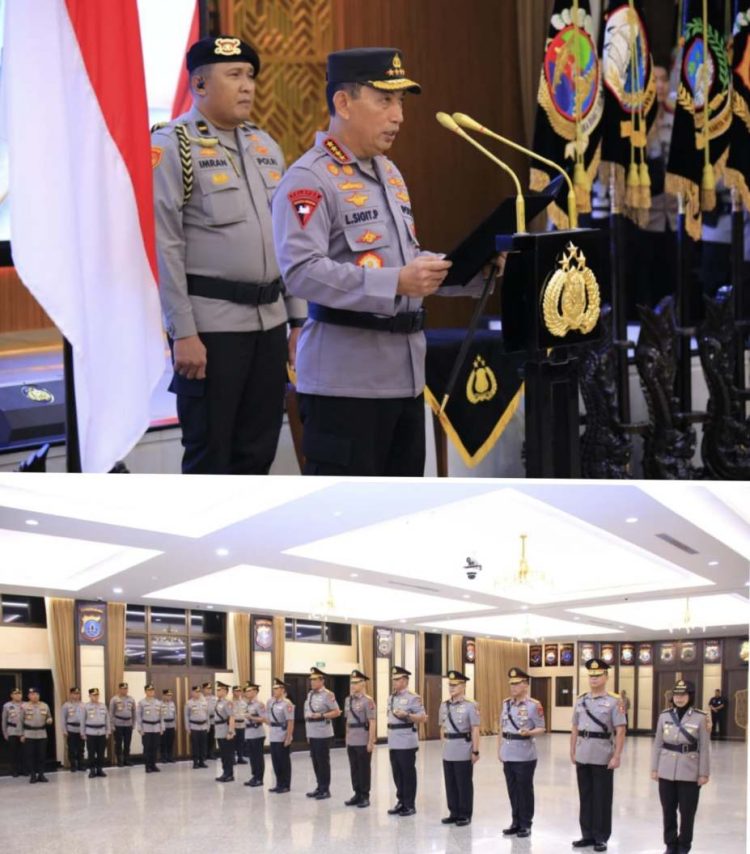 Kapolri Pimpin Sertijab Sejumlah Pejabat Tinggi Polri, Tegaskan Komitmen Penguatan Kinerja dan Regenerasi Kepemimpinan