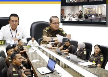 Wakajati Riau Mengikuti Rapat Progres Keterisian LKE Pembangunan ZI  Menuju WBK dan WBBM