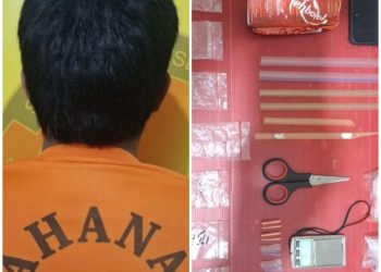 Tim Elang Kuantan Ringkus Pengedar Sabu 9,42 Gram yang Sempat Coba Kabur