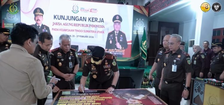 Kunjungan Jaksa Agung RI ke Kejati Sumut,Meminta Bekerja Terus Melayani Hukum di Masyarakat Secara Humanis