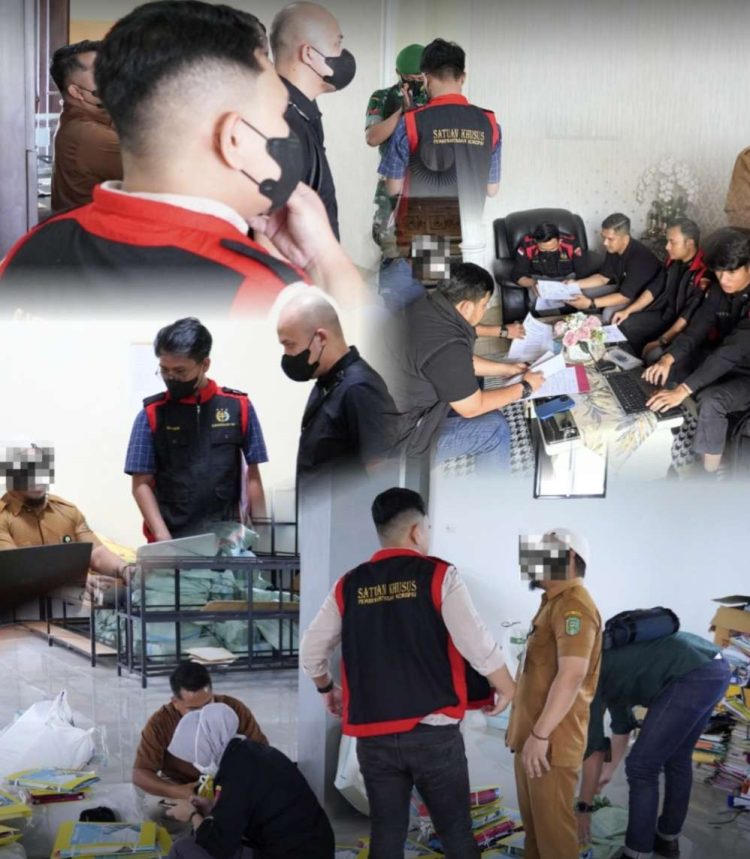 Tim Penyidik Pidsus Kejari Siak Geledah Kantor UKPBJ dan Rumah JE