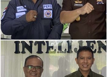 Ketum DPP Solidaritas Wartawan Indonesia Silahturahmi ke Kejari Rokan Hulu 