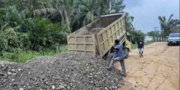 Menjelang Ramadhan 2026 Dinas PUPR Rohul Prioritaskan Perbaikan Jalan di Empat Kecamatan