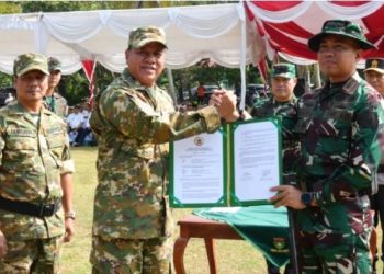 TMMD ke-127 di Desa Tanjung Resmi Ditutup, Kolaborasi TNI dan Pemkab Kuansing Percepat Pembangunan Desa