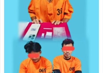 Diburu Hingga ke Pelosok Desa, Tim Opsnal Satresnarkoba Polres Pelalawan Tangkap Tiga Pengedar Narkoba