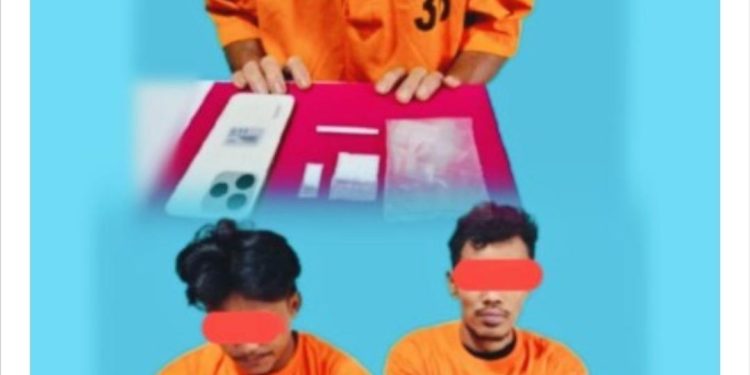 Diburu Hingga ke Pelosok Desa, Tim Opsnal Satresnarkoba Polres Pelalawan Tangkap Tiga Pengedar Narkoba