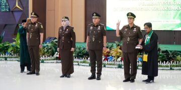 Kejati Riau Melantik dan Mengambil Sumpah Jabatan Pejabat Struktural Salah Satunya Kejari Rohul ini pesan Kejati