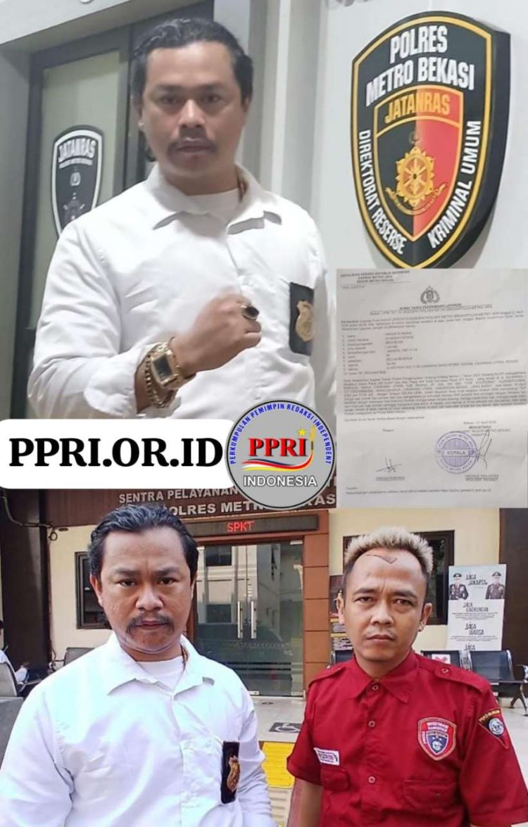 DPP PPRI Soroti Kinerja Penyidik Jatantras Polres Metro Bekasi dan Desak Segera Tangkap Pelaku Pengeroyokan Terhadap Wartawan