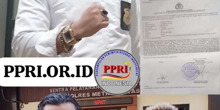 DPP PPRI Soroti Kinerja Penyidik Jatantras Polres Metro Bekasi dan Desak Segera Tangkap Pelaku Pengeroyokan Terhadap Wartawan