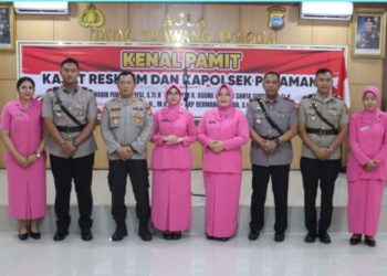 Kapolres Pasaman Barat Pimpin Upacara Pelantikan Dan Sertijab Kapolsek Pasaman