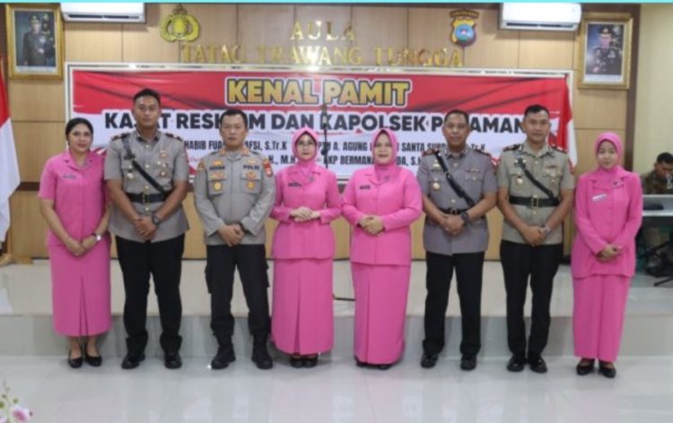 Kapolres Pasaman Barat Pimpin Upacara Pelantikan Dan Sertijab Kapolsek Pasaman