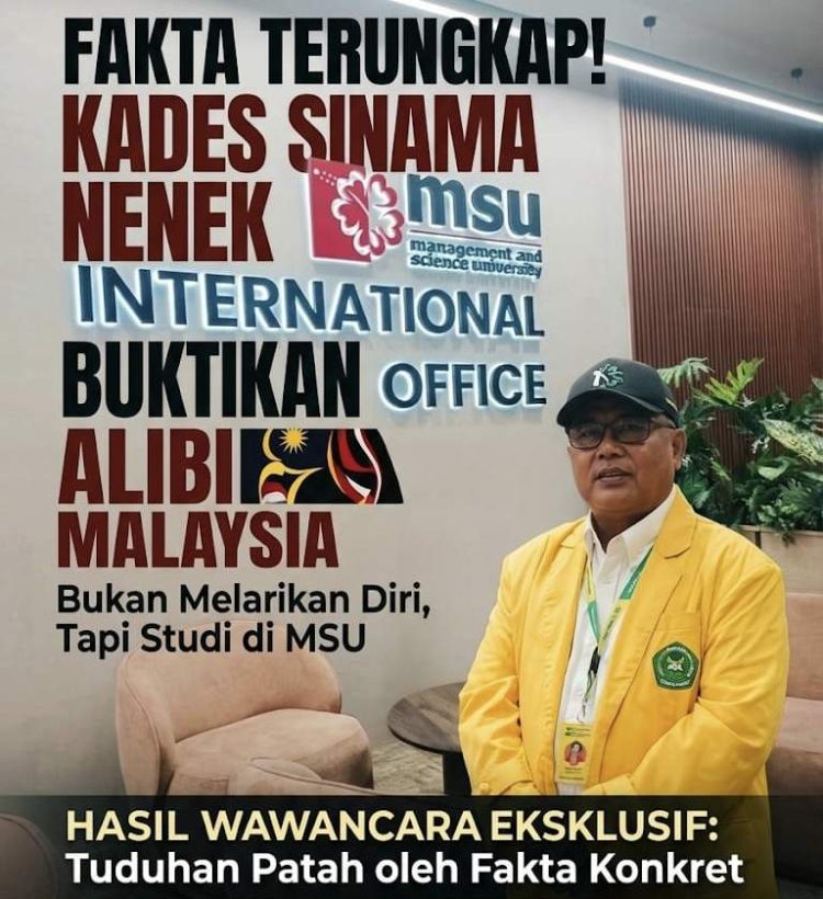 Patahkan Isu “Kabur” ke Malaysia, Kades Sinama Nenek Kembali Ngantor dan Bongkar Fakta Sebenarnya