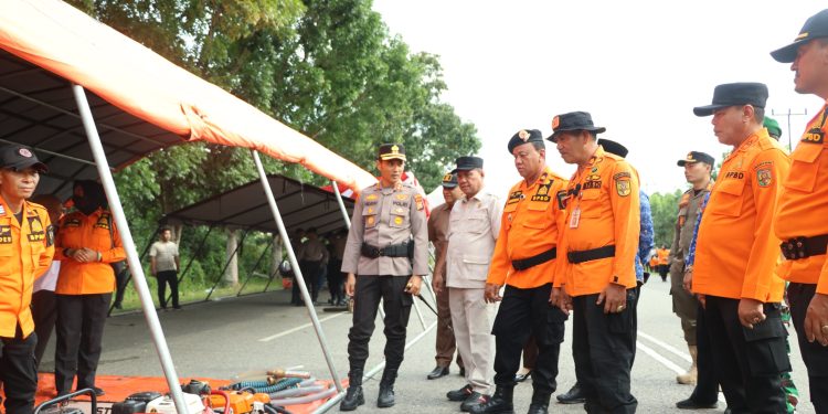 Bupati Suhardiman Amby Pimpin Apel Siaga Karhutla, Polri-TNI Kompak Siap Gempur Pelaku
