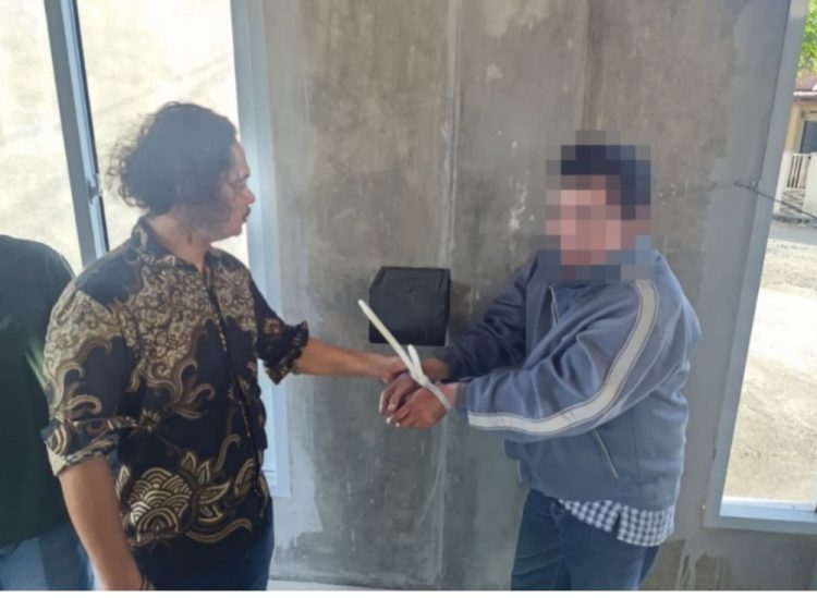 Tim URC Satreskrim Polres Pasbar Amankan Pelaku Pencurian Kotak Amal Masjid