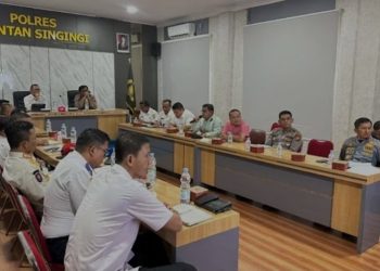 Jelang MTQ XLIV Riau, Polres Kuansing Gelar Koordinasi Lintas Sektoral