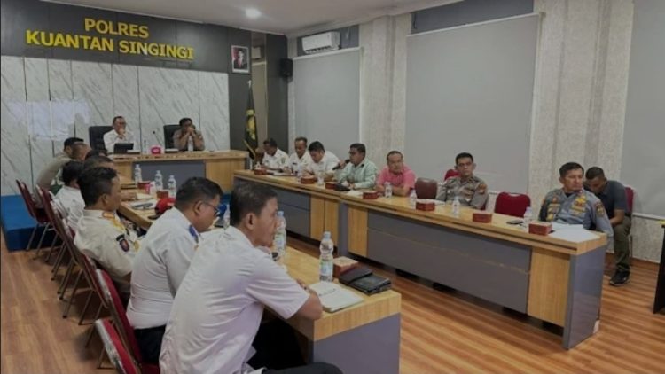 Jelang MTQ XLIV Riau, Polres Kuansing Gelar Koordinasi Lintas Sektoral