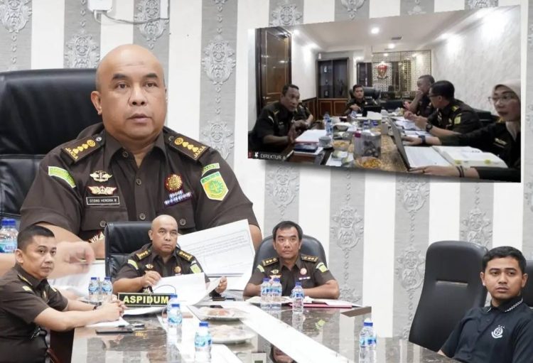 Kejati Riau Melalui Aspidum Ikuti Expose Virtual Mekanisme Plea Bargain