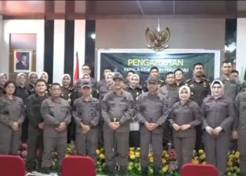 Kejaksaan Tinggi Riau melakukan kunjungan kerja ke Kejaksaan Negeri Rokan Hulu