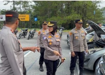 Kapolres Solok Cek Kendaraan Dinas, Pastikan Siap Mendukung Pelaksanaan Tugas
