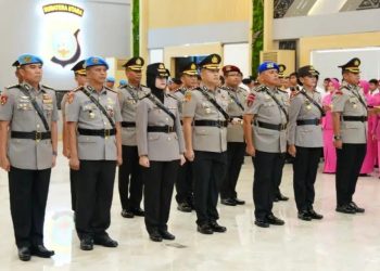 Kapolda Sumut Lantik Pejabat Utama dan Kapolres ini daftarnya