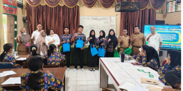  Cegah Dampak Kabut Asap, KLH/BPLH Edukasi Siswa SMP Negeri 1 Pangkalan Kerinci Pelalawan