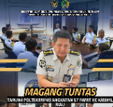 Magang Tuntas, Taruna Poltekimipas Angkatan 57 Pamit ke Kanwil Riau