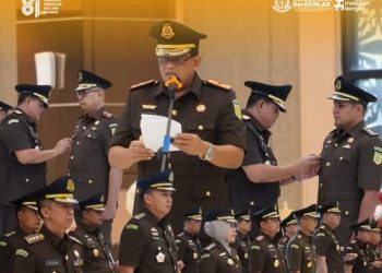 Wakajati Riau Lantik Asintel dan Kejari Dumai berikut daftarnya