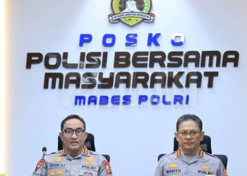 Kapolri Resmikan Logo Polisi dan Posko Polisi Bersama Masyarakat