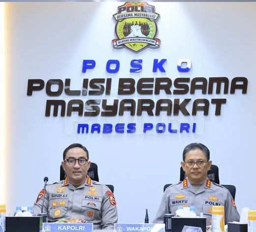 Kapolri Resmikan Logo Polisi dan Posko Polisi Bersama Masyarakat